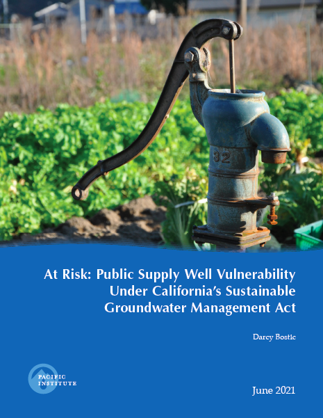 REPORT: At Risk: Public Supply Well Vulnerability Under California’s Sustainable Groundwater Management Act